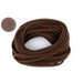 3mm Flat Dark Brown Faux Suede Cord (15ft) - The Bead Chest