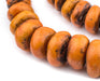Tangerine Moroccan Resin Beads (Extra Large) - The Bead Chest