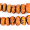 Tangerine Moroccan Resin Beads (Extra Large)