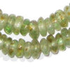 Earth Swirl Rondelle Recycled Glass Beads