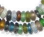 Mixed Rondelle Recycled Glass Beads - The Bead Chest