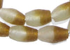 Brown Fade Oblong Recycled Glass Beads