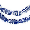 Blue Glass Feather Beads