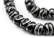 Dotted Wave Round Mala Bone Beads (8mm) - The Bead Chest
