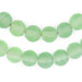 Green Frosted Sea Glass Beads (11mm) - The Bead Chest