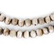 Grey Round Bone Mala Beads (10mm) - The Bead Chest
