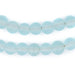 Clear Marine Frosted Sea Glass Beads (11mm) - The Bead Chest