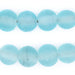 Clear Marine Frosted Sea Glass Beads (20mm) - The Bead Chest