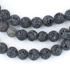 Grey Volcanic Lava Beads (8mm)