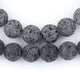 Grey Volcanic Lava Beads (12mm) - The Bead Chest