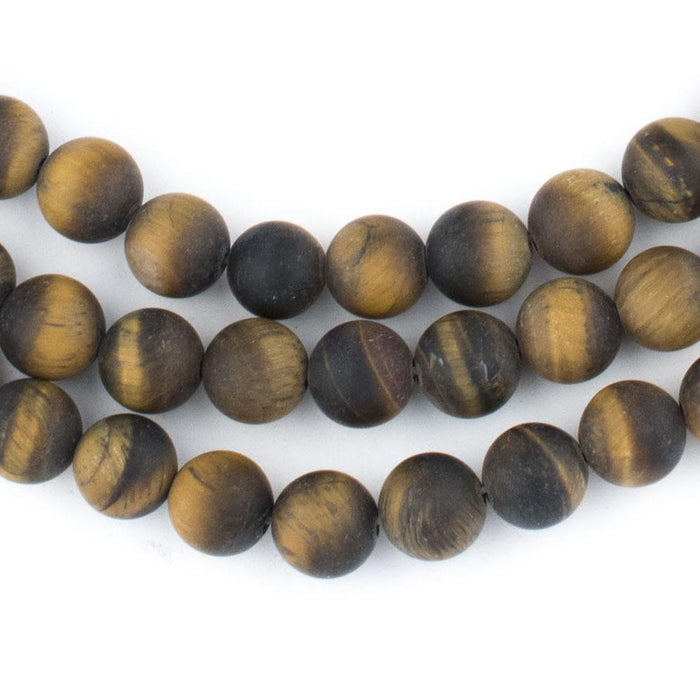 Matte Tiger Eye Beads (8mm) - The Bead Chest