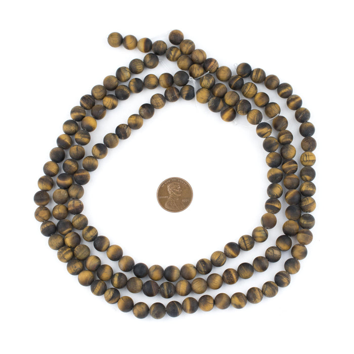 Matte Tiger Eye Beads (8mm) - The Bead Chest