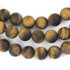 Matte Tiger Eye Beads (10mm)