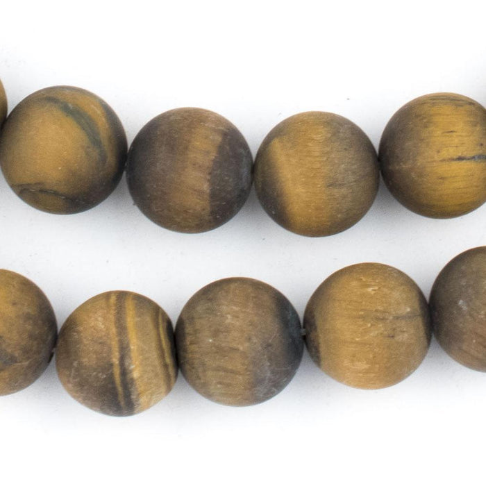 Matte Tiger Eye Beads (14mm) - The Bead Chest
