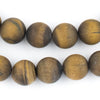 Matte Tiger Eye Beads (14mm)