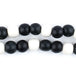 Black & White Round Wood Beads (8mm) - The Bead Chest
