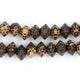 Cheetah Wood Saucer Beads (10mm) - The Bead Chest