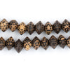 Cheetah Wood Saucer Beads (10mm)