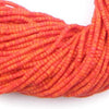 Coral Glass Afghan Tribal Seed Beads