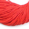 Vibrant Red Afghan Tribal Seed Beads