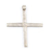 Ethiopian Silver Cross Pendant (60x45mm) - The Bead Chest