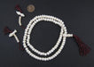 Round White Bone Mala Beads (6mm) - The Bead Chest