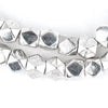 Silver Faceted Diamond Cut Beads (7mm)
