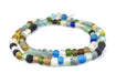 Multicolor Recycled Glass Beads (8mm) - The Bead Chest