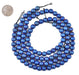 Blue Round Electroplated Hematite Beads (8mm) - The Bead Chest