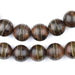 Striped Round Tibetan Agate Beads (12mm) - The Bead Chest