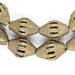 Oval Ivory Coast Brass Filigree Beads (29x18m) - The Bead Chest