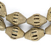 Oval Ivory Coast Brass Filigree Beads (29x18m)