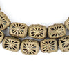 Rectangular Ivory Coast Brass Filigree Beads (20x17m)