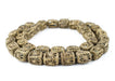 Rectangular Ivory Coast Brass Filigree Beads (20x17m) - The Bead Chest