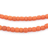 Vintage Coral Java Glass Beads