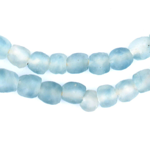 Blue Wave Marine Recycled Glass Beads (9mm) - The Bead Chest