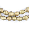 Cameroon Brass Bicone Beads (11x10mm)