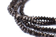 Blackened Silver Triangle Heishi Beads (4mm) - The Bead Chest