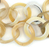 Hot Deal: Interlocking Java Horn Beads (Lighter Colors)