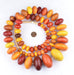 Graduated Kenya Amber Resin Beads (One of a Kind, Extra Long Strand) - The Bead Chest
