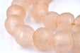 Rose Recycled Glass Beads (18mm) - The Bead Chest