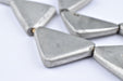 Maasai Silver Beads (Triangle) - The Bead Chest