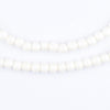 Polished White Bone Nugget Beads (5mm)