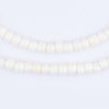 White Bone Cylinder Beads (5mm)