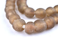 Brown Recycled Glass Beads (11mm) - The Bead Chest