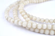 Translucent White Baby Padre Olombo Beads - The Bead Chest