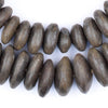 Kenya Matte Brown Bone Beads (Disk)
