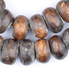 Matte Kenya Brown Bone Beads (Large)