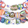 Bright Medley Krobo Glass Beads