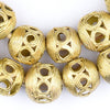 Round Eye Brass Filigree Beads (18mm)